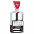 Consolidated Stamp Mfg Consolidated Stamp  2000 PLUS Two-Color Word Dater, Paid, Self-Inking CO30820